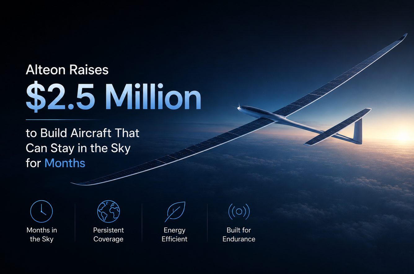 Alteon Raises $2.5 Million to Build Aircraft That Can Stay in the Sky for Months