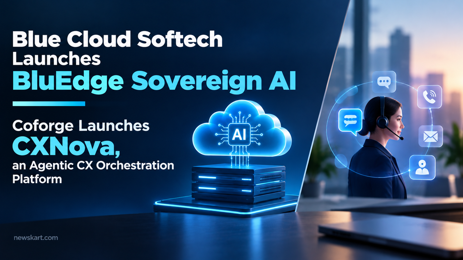 Blue Cloud Softech Launches BluEdge Sovereign AI Inference and Coforge Launches CXNova, an Agentic CX Orchestration Platform