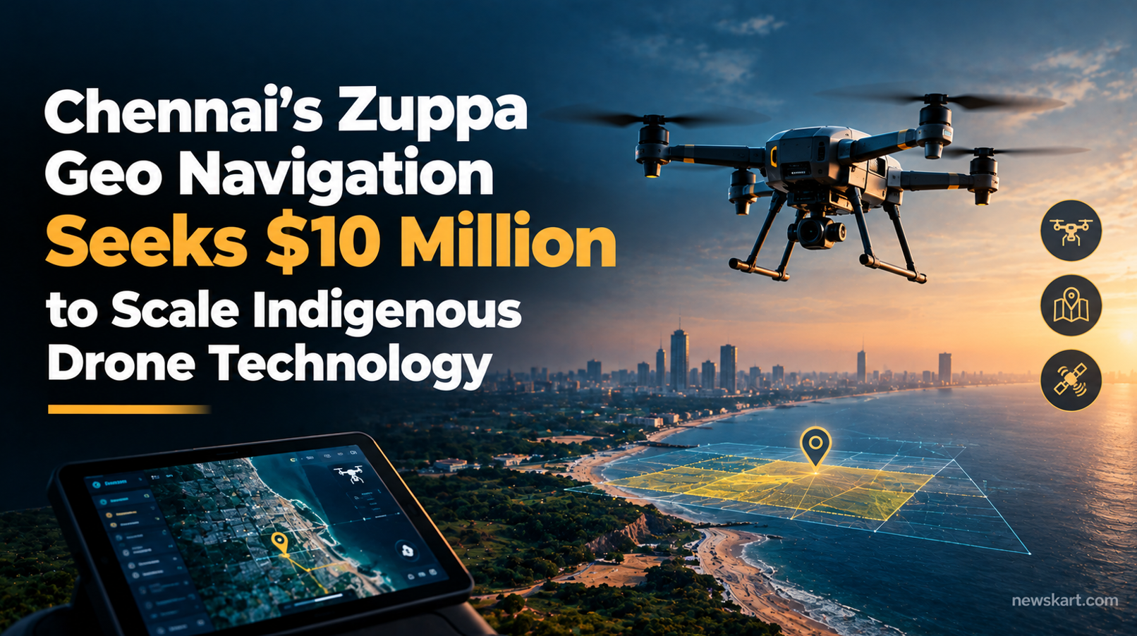 Chennai’s Zuppa Geo Navigation Seeks $10 Million to Scale Indigenous Drone Technology
