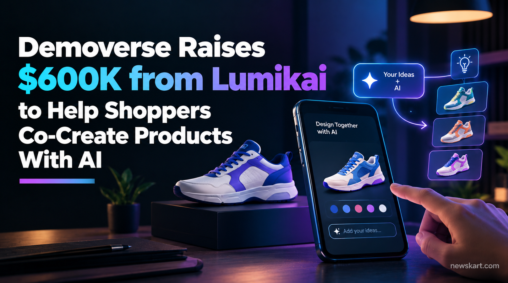 Demoverse Raises $600K from Lumikai to Help Shoppers Co-Create Products With AI