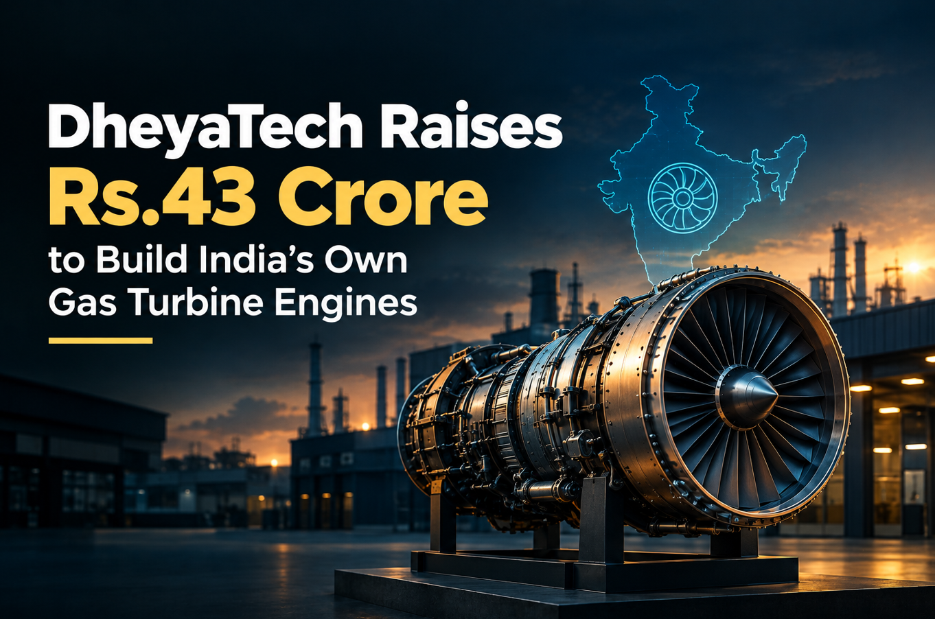 DheyaTech Raises Rs.43 Crore to Build India’s Own Gas Turbine Engines