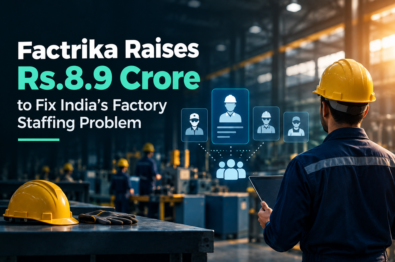Factrika Raises Rs.8.9 Crore to Fix India’s Factory Staffing Problem
