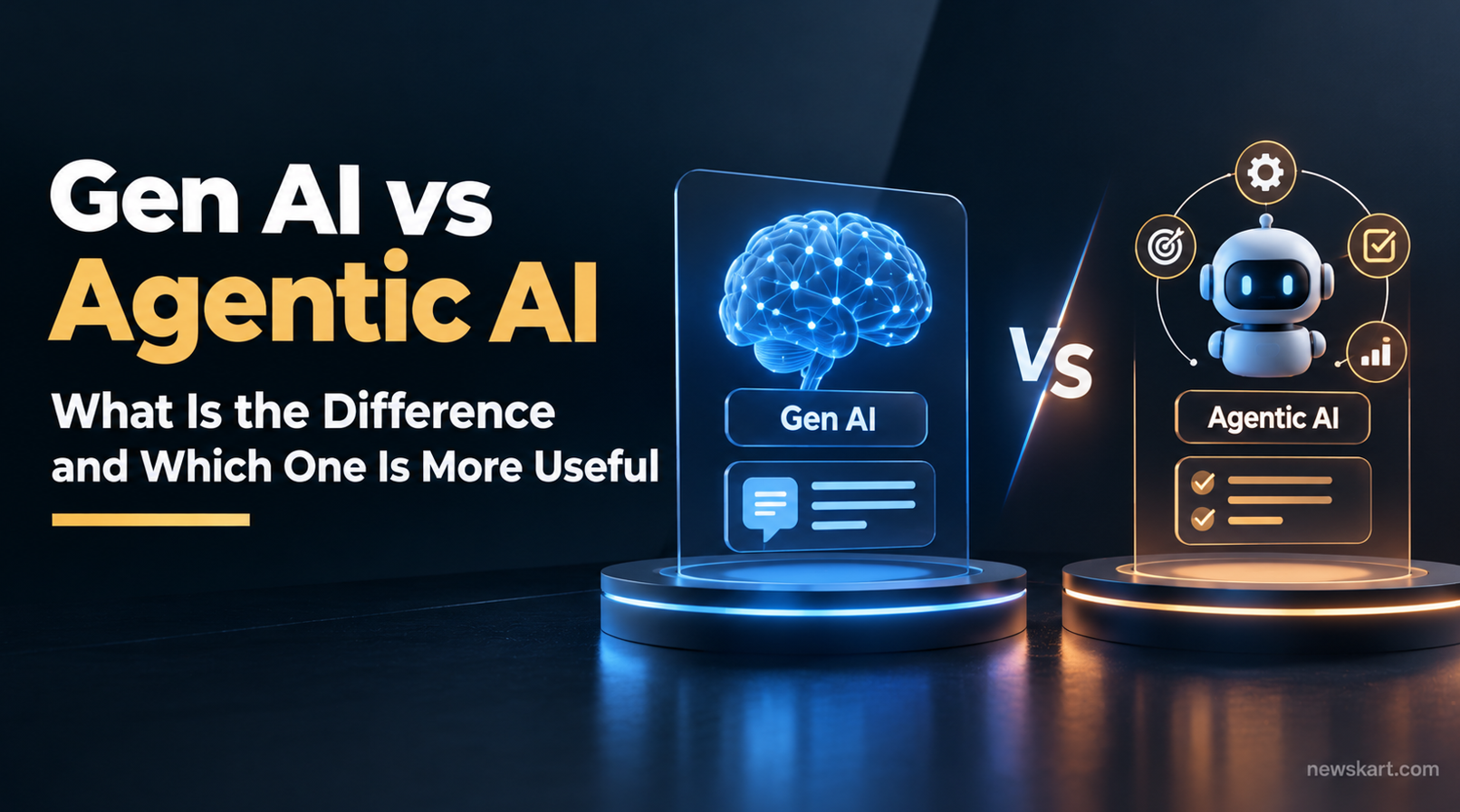 Gen AI vs Agentic AI - What Is the Difference and Which One Is More Useful