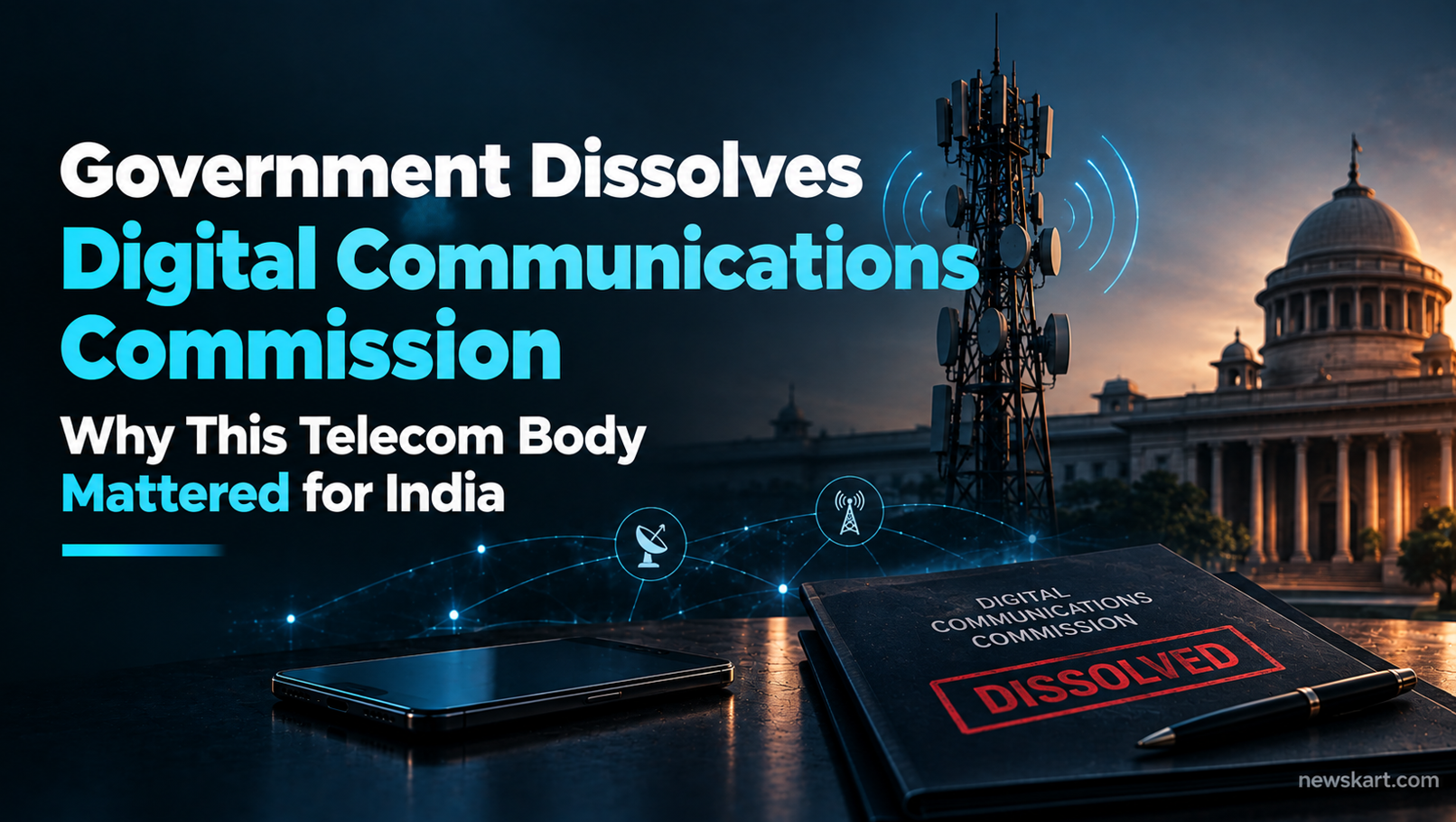 Government Dissolves Digital Communications Commission - Why This Telecom Body Mattered for India