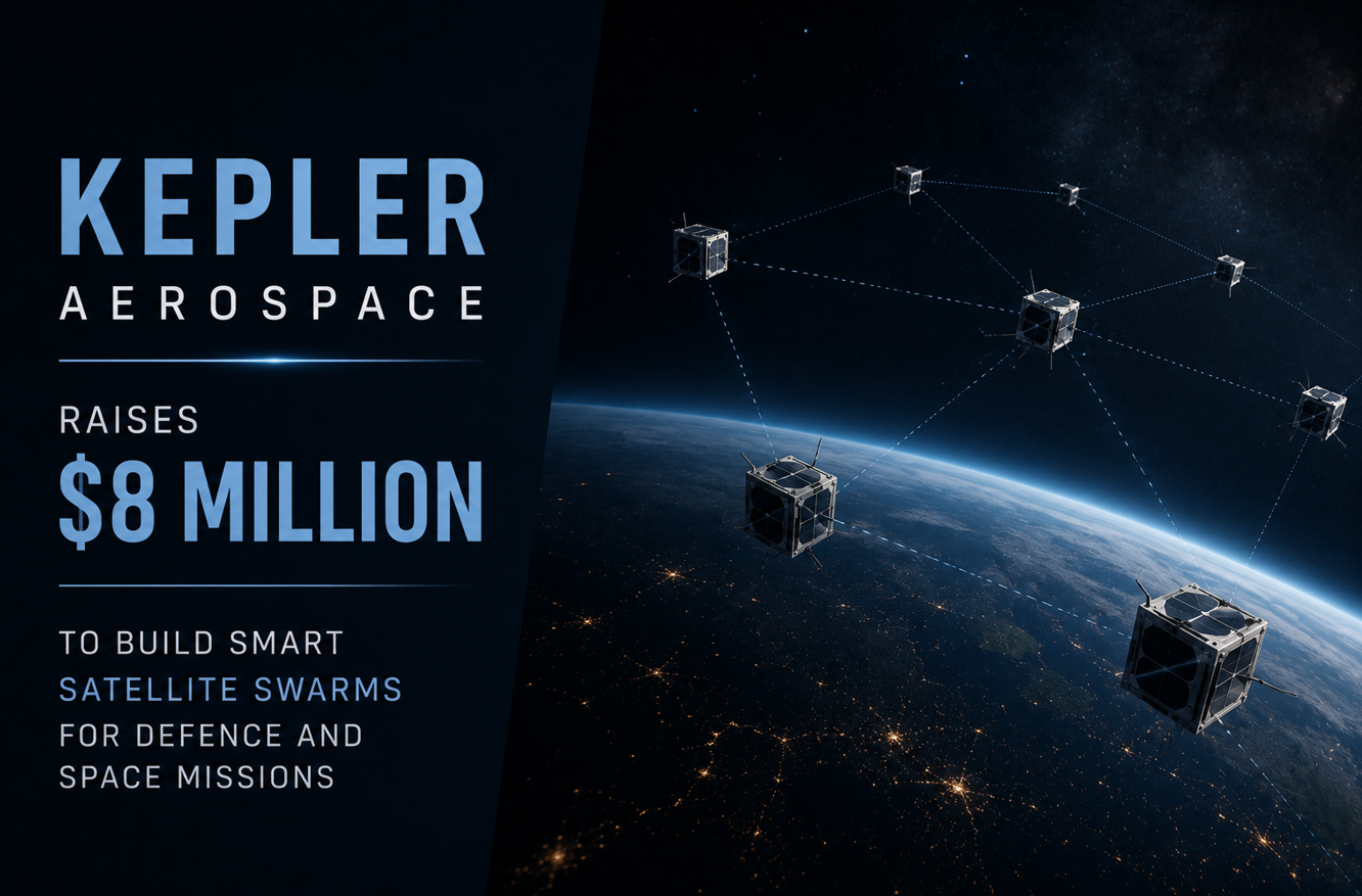 Kepler Aerospace Raises $8 Million to Build Smart Satellite Swarms for Defence and Space Missions