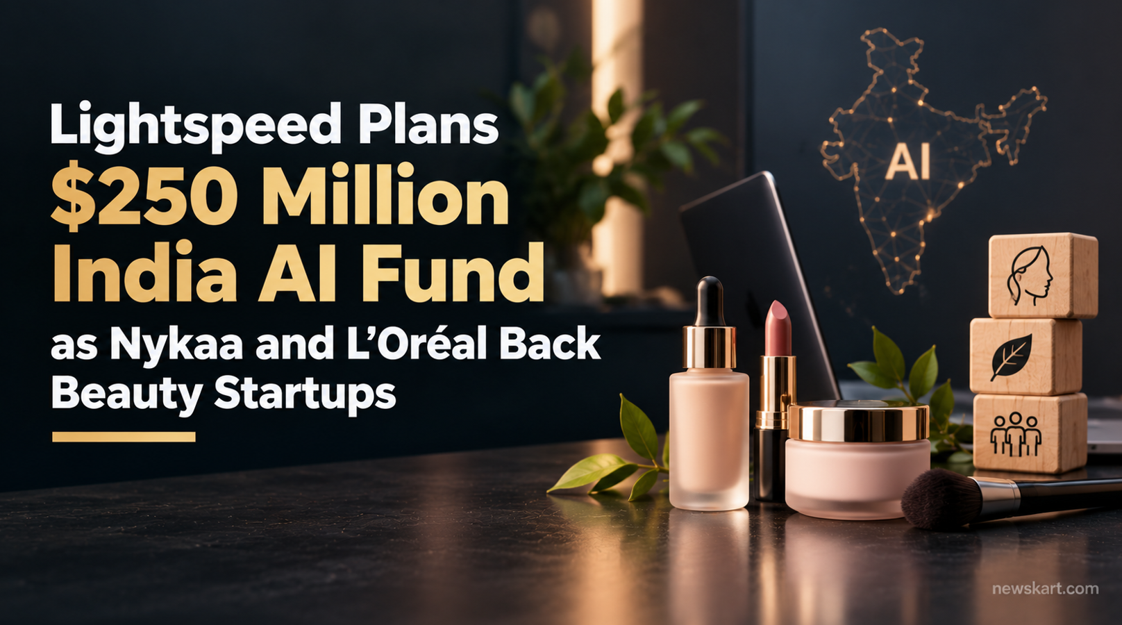 Lightspeed Plans $250 Million India AI Fund as Nykaa and L’Oréal Back Beauty Startups