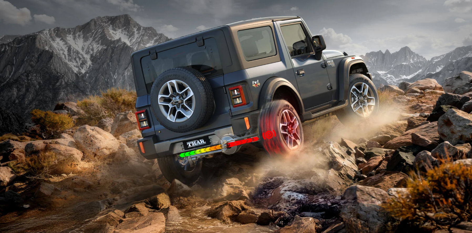 Mahindra Thar OG Launched at Rs. 10.32 Lakh With Bigger Updates Than a Normal Facelift - Back