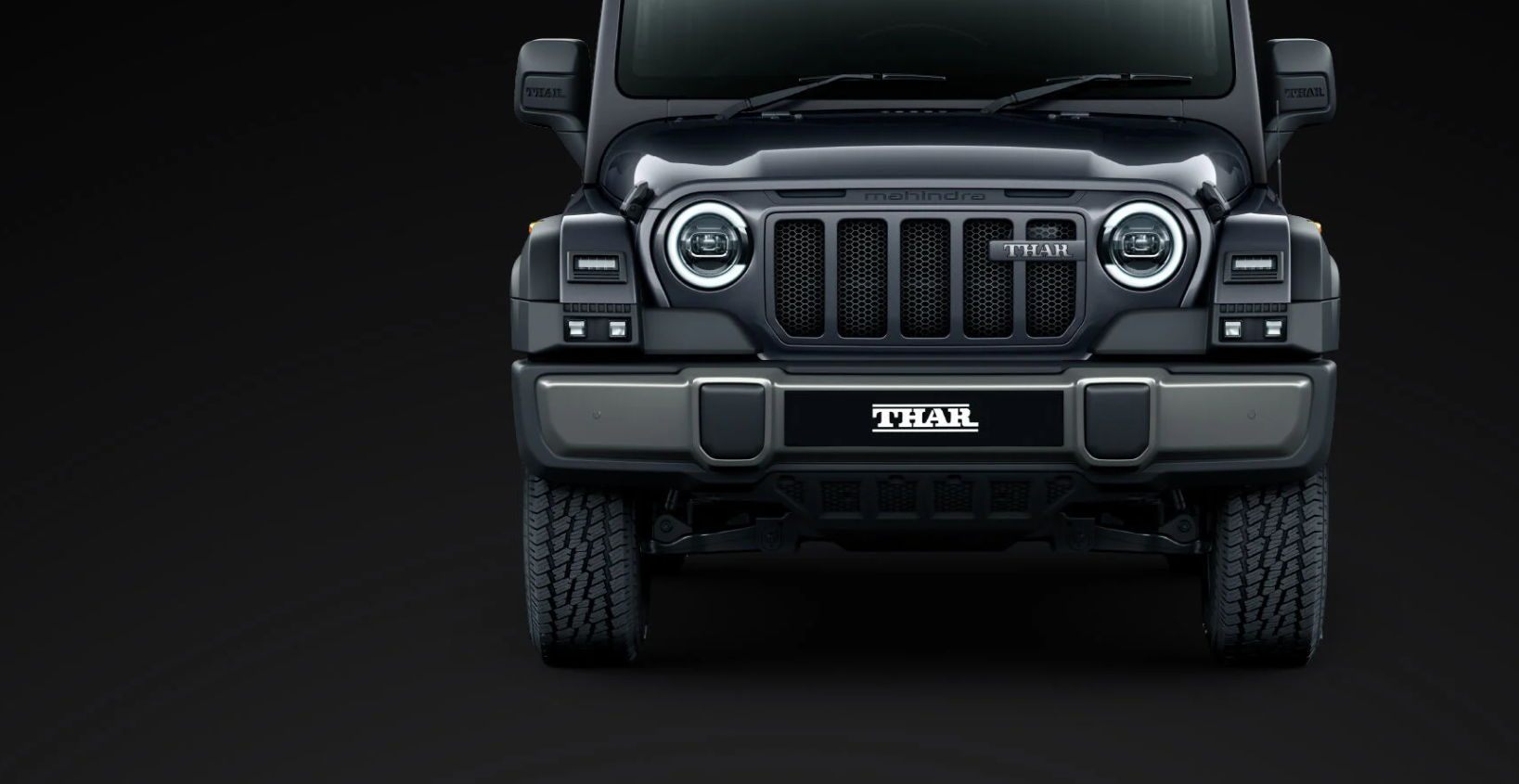 Mahindra Thar OG Launched at Rs. 10.32 Lakh With Bigger Updates Than a Normal Facelift - Front Grille