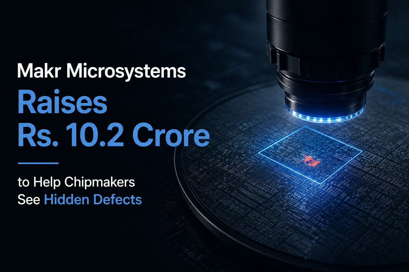 Makr Microsystems Raises Rs. 10.2 Crore to Help Chipmakers See Hidden Defects