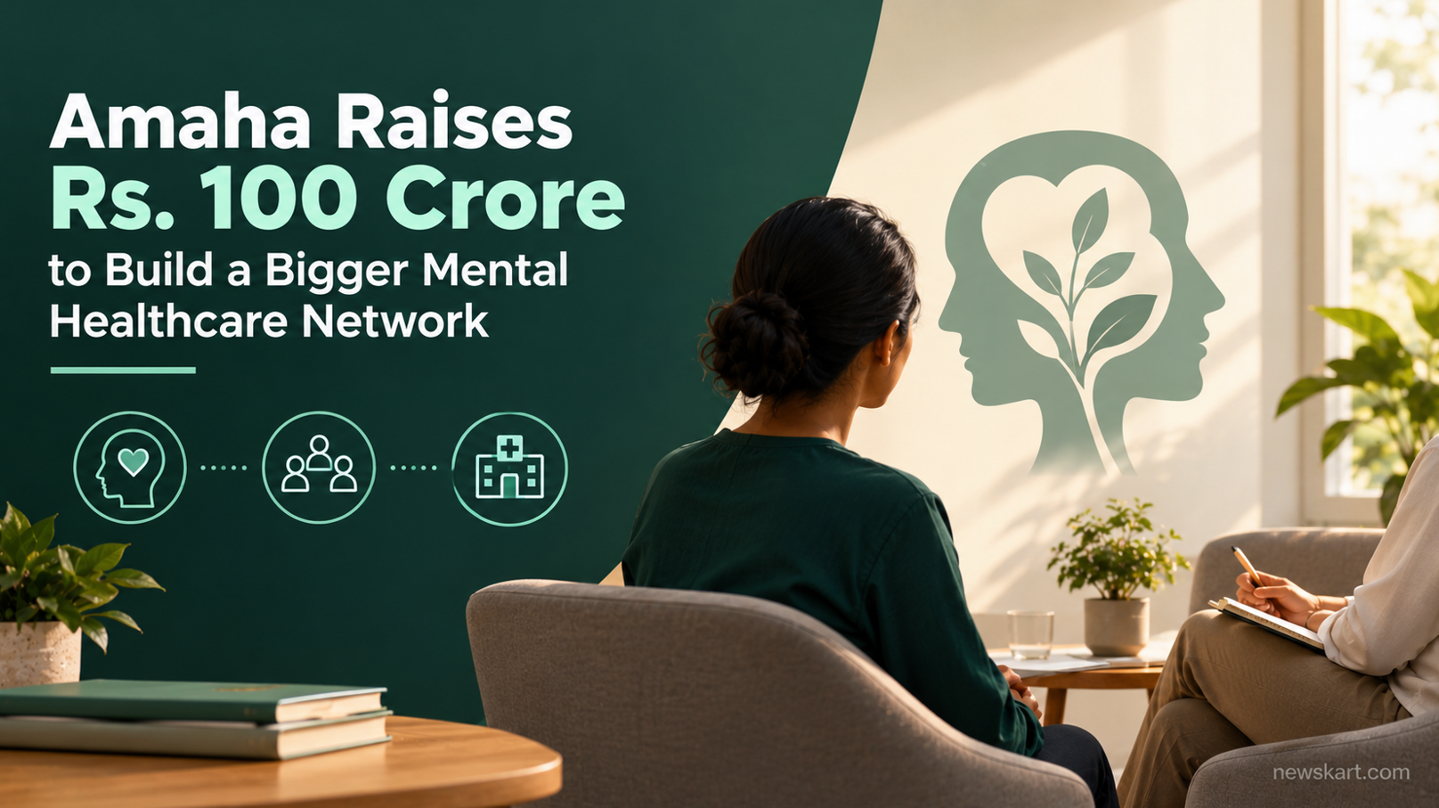 Amaha Raises Rs. 100 Crore to Build a Bigger Mental Healthcare Network