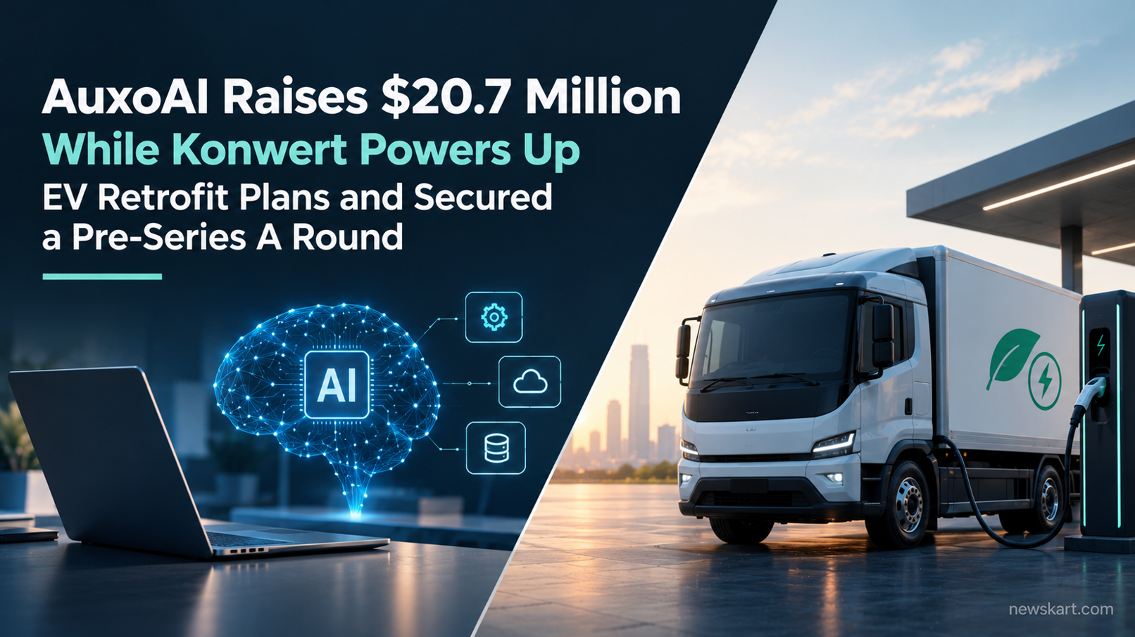 AuxoAI Raises $20.7 Million While Konwert Powers Up EV Retrofit Plans and Secured a Pre-Series A Round