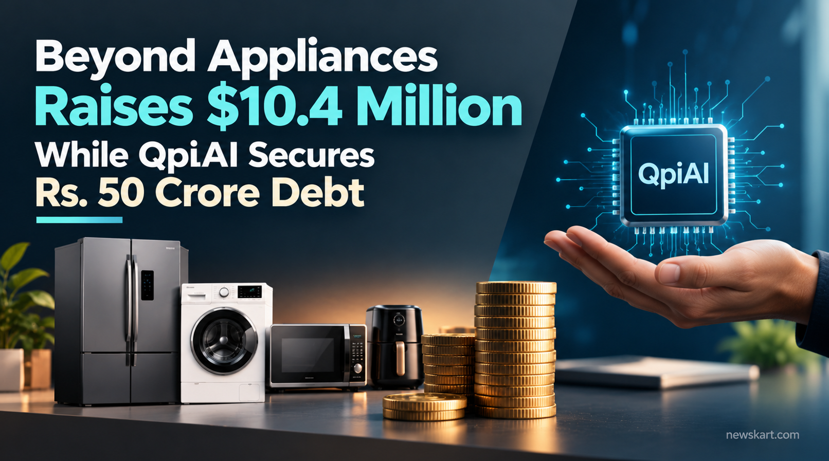 Beyond Appliances Raises $10.4 Million While QpiAI Secures Rs. 50 Crore Debt