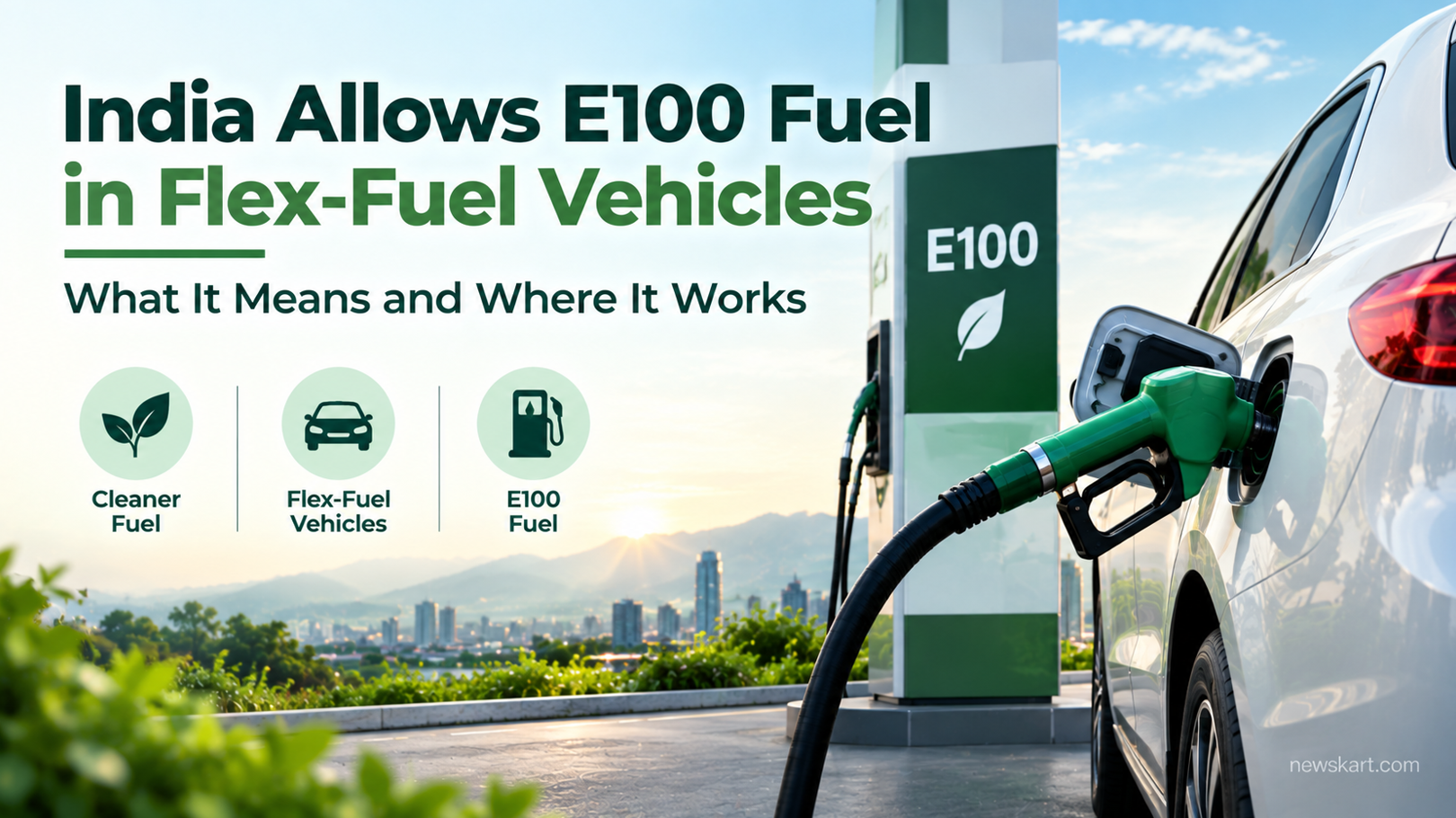 India Allows E100 Fuel in Flex-Fuel Vehicles - What It Means and Where It Works