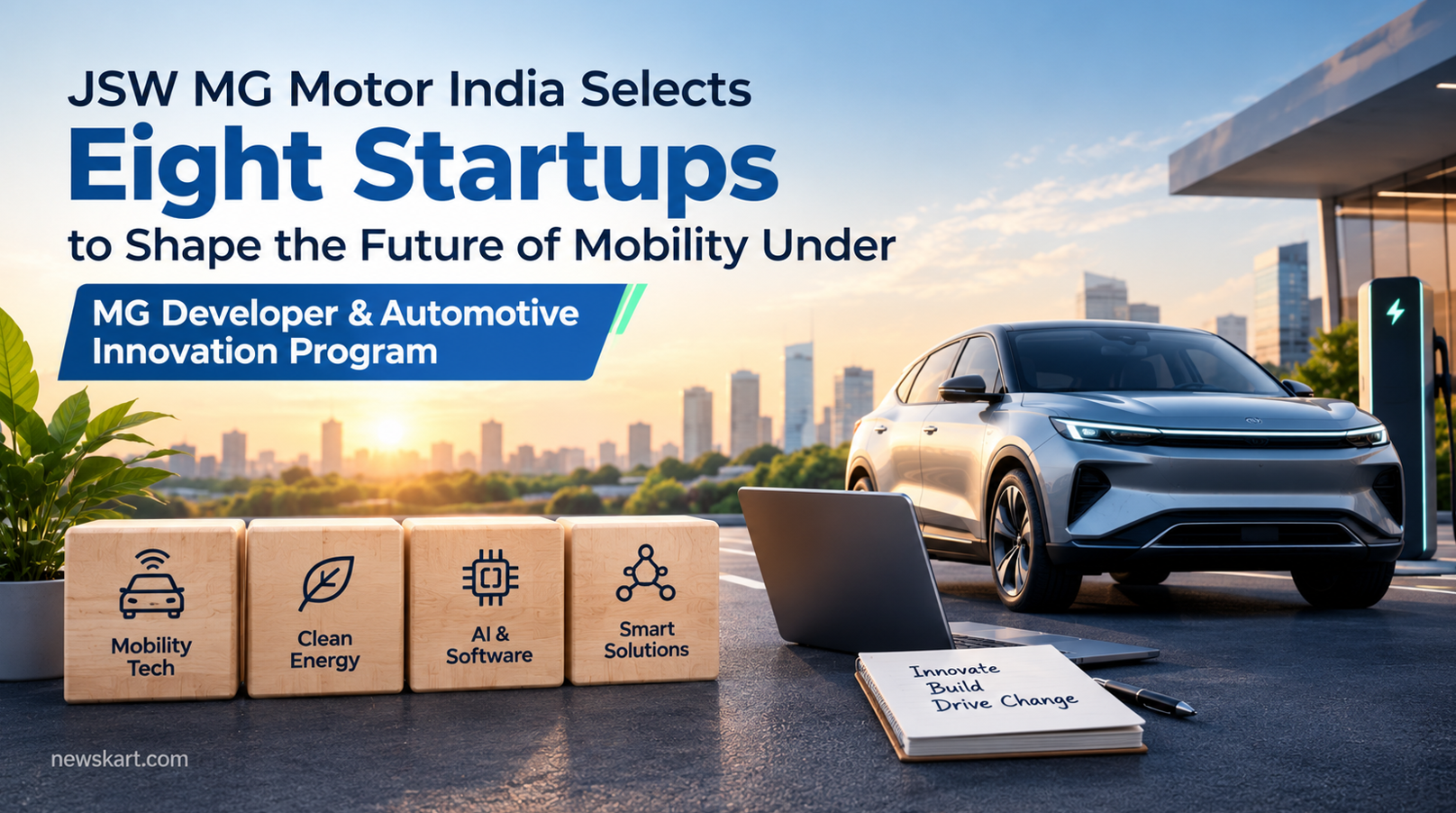 JSW MG Motor India Selects Eight Startups to Shape the Future of Mobility Under MG Developer & Automotive Innovation Program 