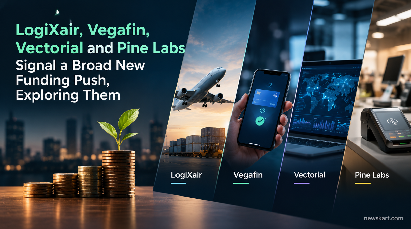 LogiXair, Vegafin, Vectorial and Pine Labs Signal a Broad New Funding Push, Exploring Them