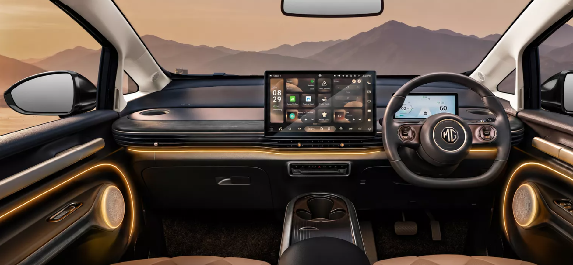 MG Windsor EV Indulge Edition - Front and Infotainment
