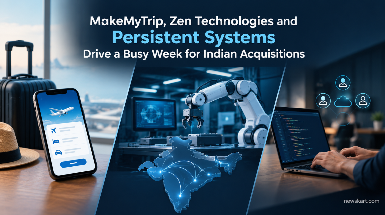 MakeMyTrip, Zen Technologies and Persistent Systems Drive a Busy Week for Indian Acquisitions