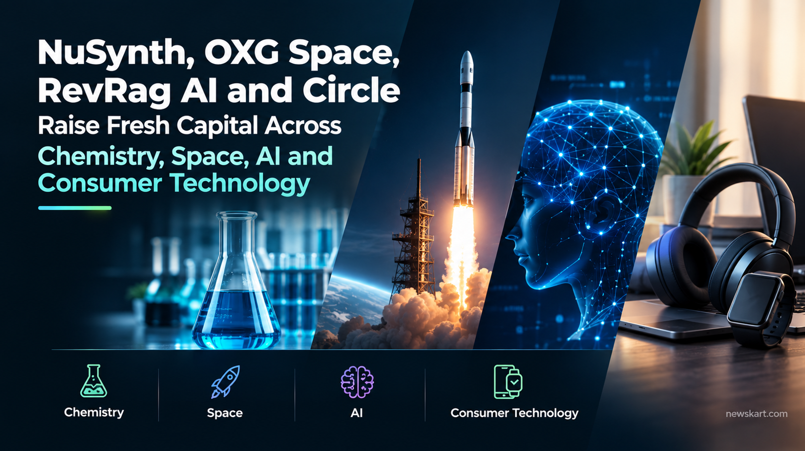 NuSynth, OXG Space, RevRag AI and Circle Raise Fresh Capital Across Chemistry, Space, AI and Consumer Technology