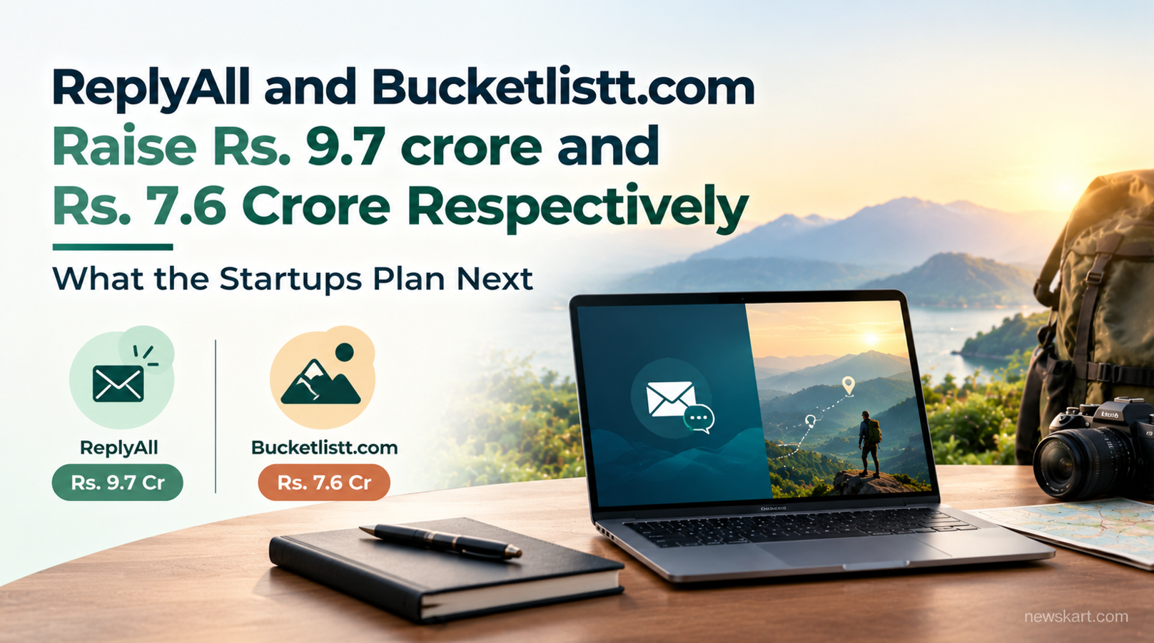 ReplyAll and Bucketlistt.com Raise Rs. 9.7 crore and Rs. 7.6 Crore Respectively - What the Startups Plan Next