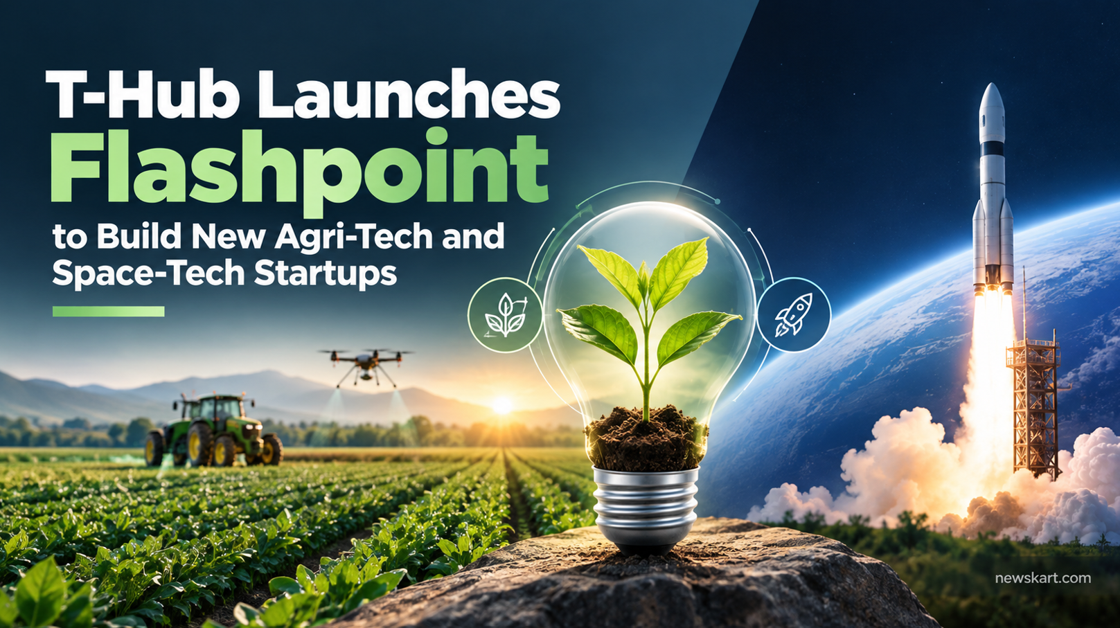 T-Hub Launches Flashpoint to Build New Agri-Tech and Space-Tech Startups