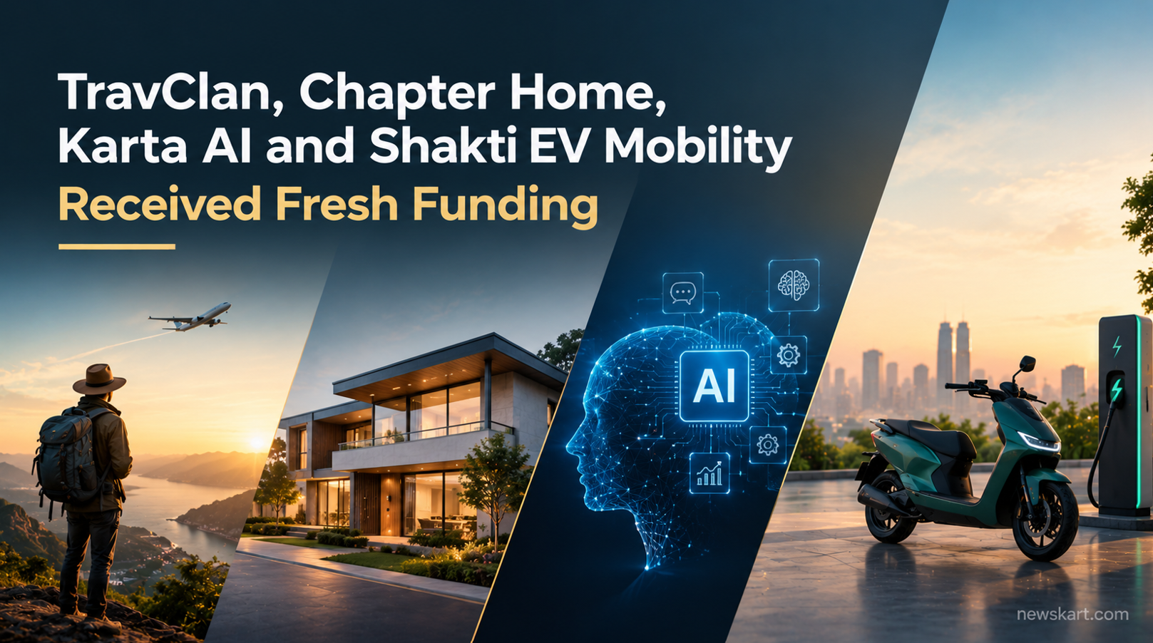 TravClan, Chapter Home, Karta AI and Shakti EV Mobility Received Fresh Funding